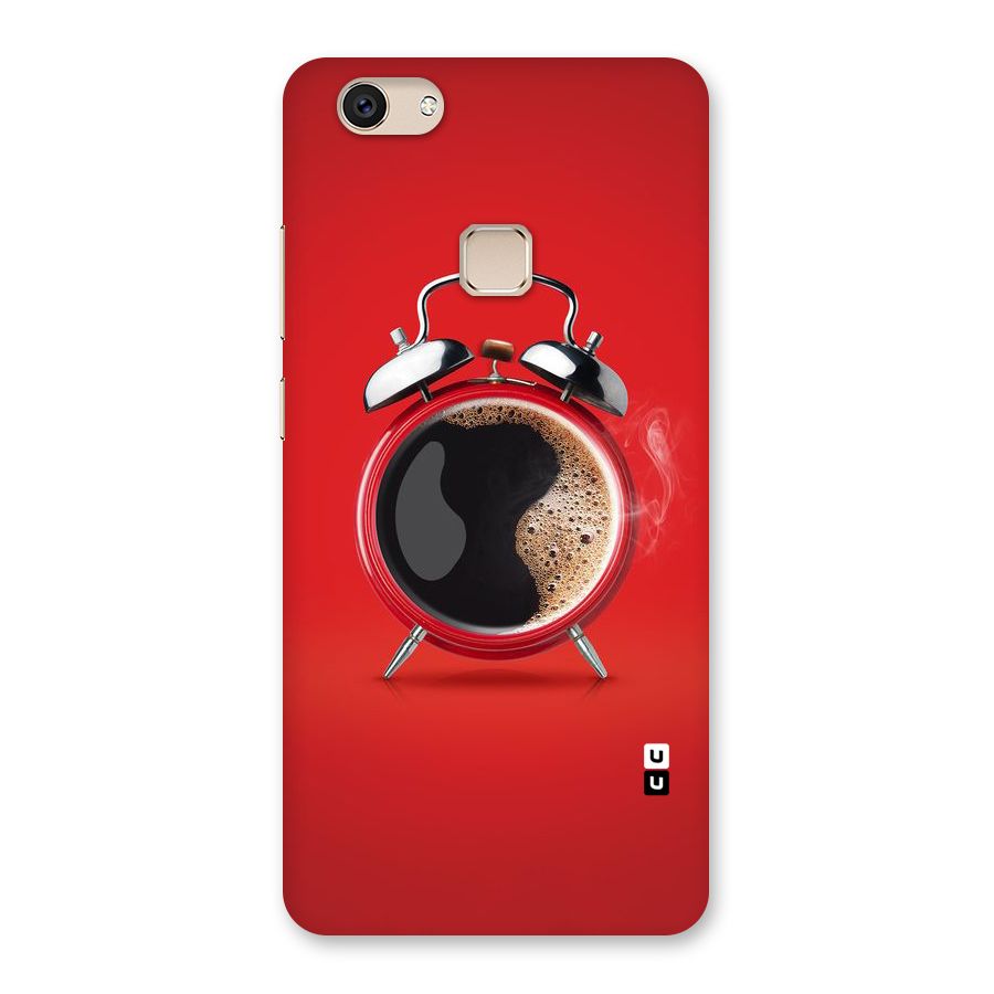 Coffee Clock Back Case for Vivo V7