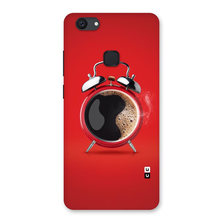 Coffee Clock Back Case for Vivo V7 Plus