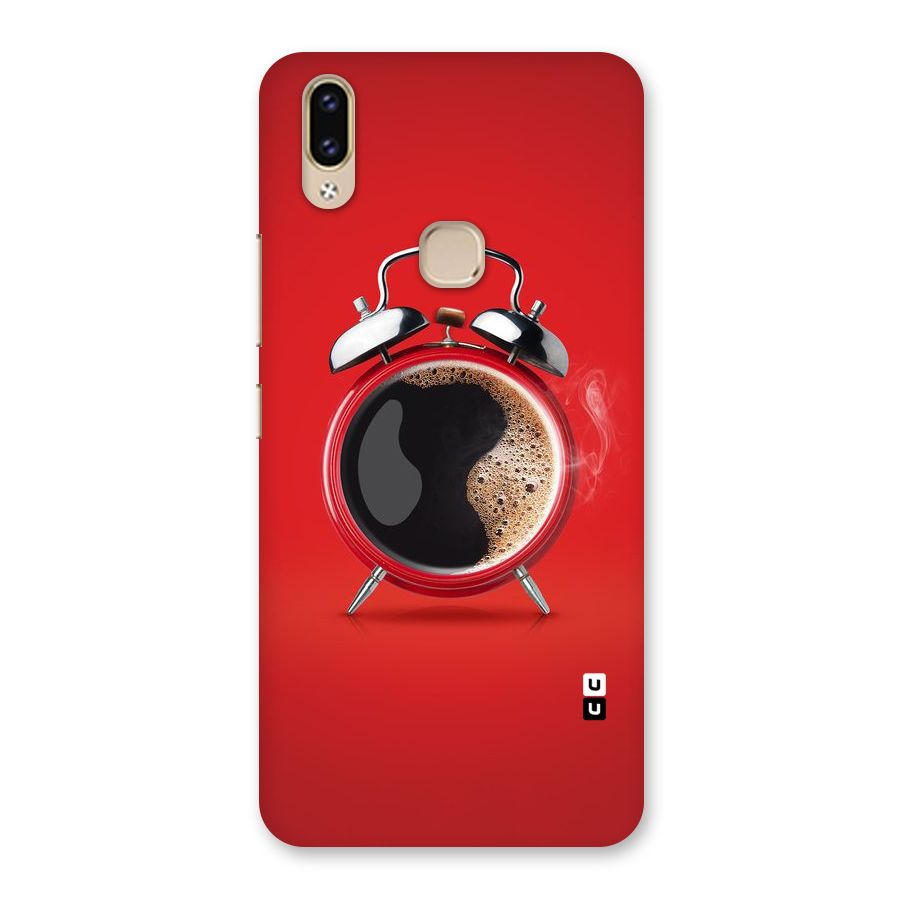 Coffee Clock Back Case for Vivo V9 Youth