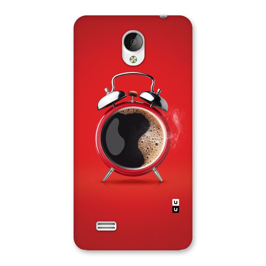 Coffee Clock Back Case for Vivo Y21