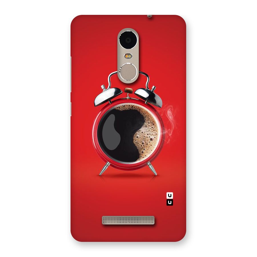 Coffee Clock Back Case for Xiaomi Redmi Note 3