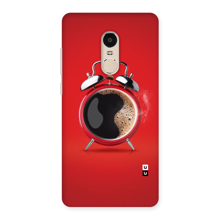 Coffee Clock Back Case for Xiaomi Redmi Note 4