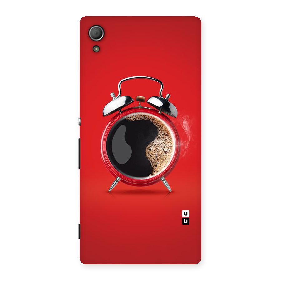 Coffee Clock Back Case for Xperia Z4