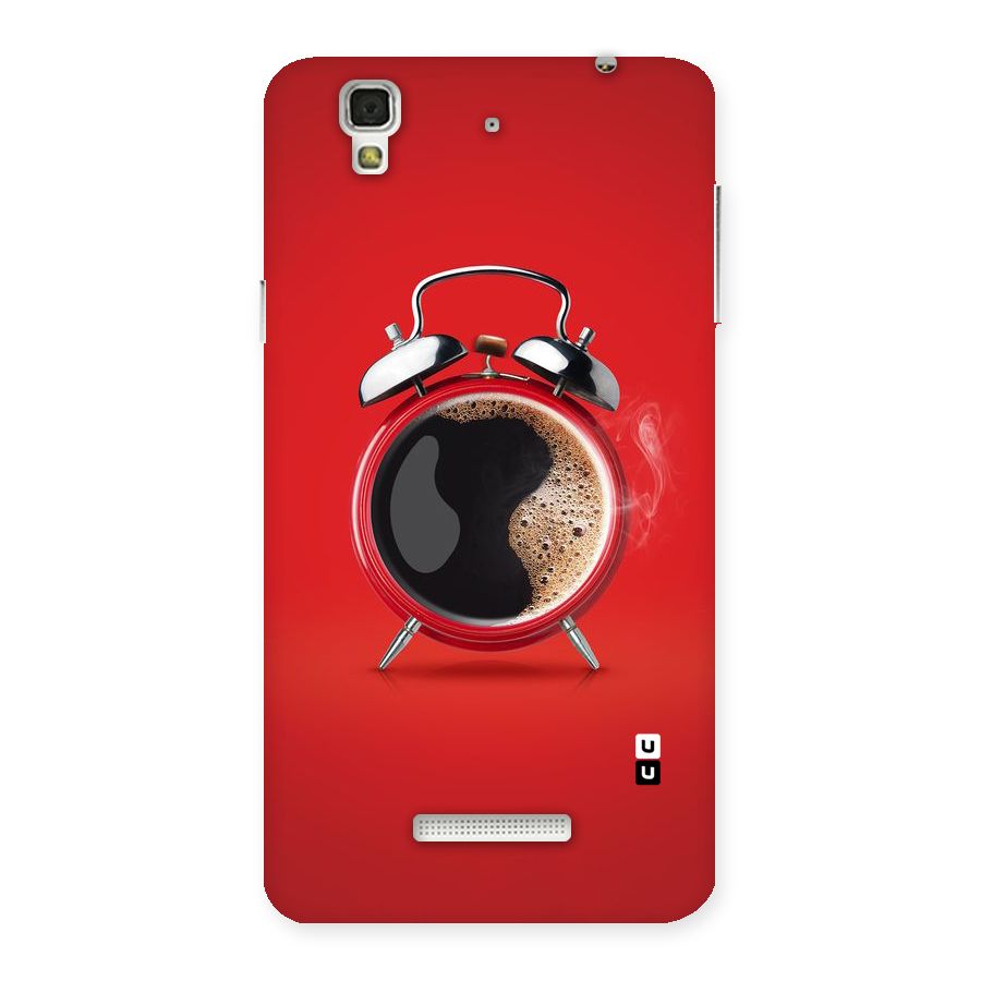 Coffee Clock Back Case for YU Yureka Plus