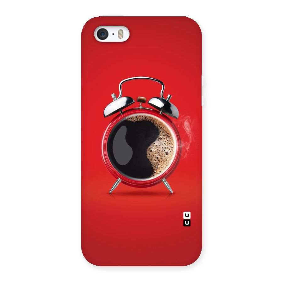 Coffee Clock Back Case for iPhone SE