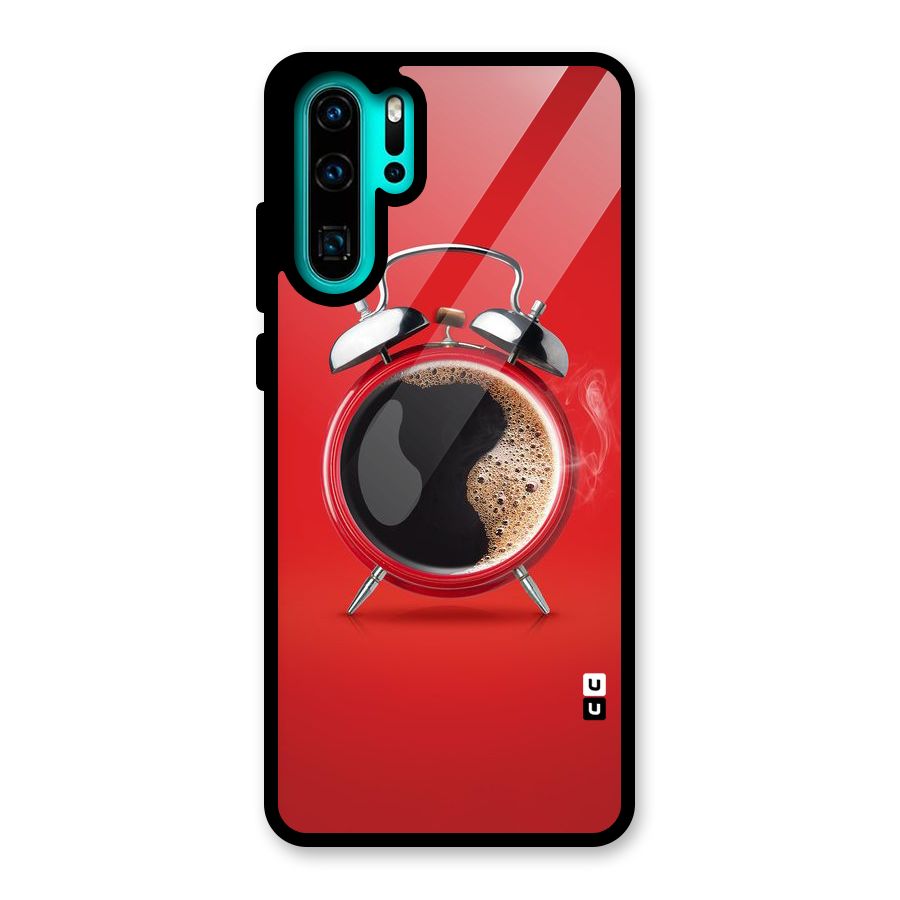 Coffee Clock Glass Back Case for Huawei P30 Pro