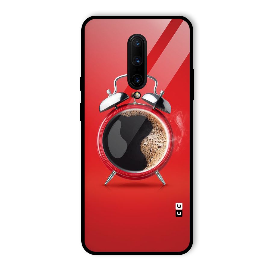 Coffee Clock Glass Back Case for OnePlus 7 Pro