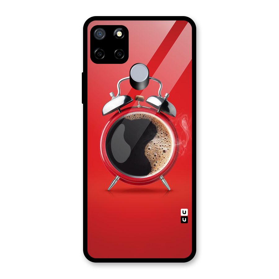 Coffee Clock Glass Back Case for Realme Narzo 20