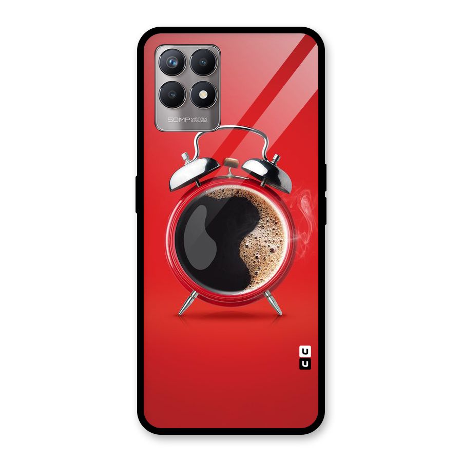 Coffee Clock Glass Back Case for Realme Narzo 50