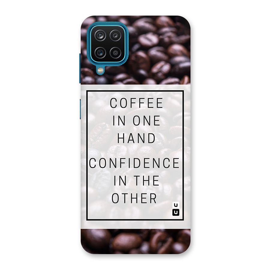 Coffee Confidence Quote Back Case for Galaxy M12