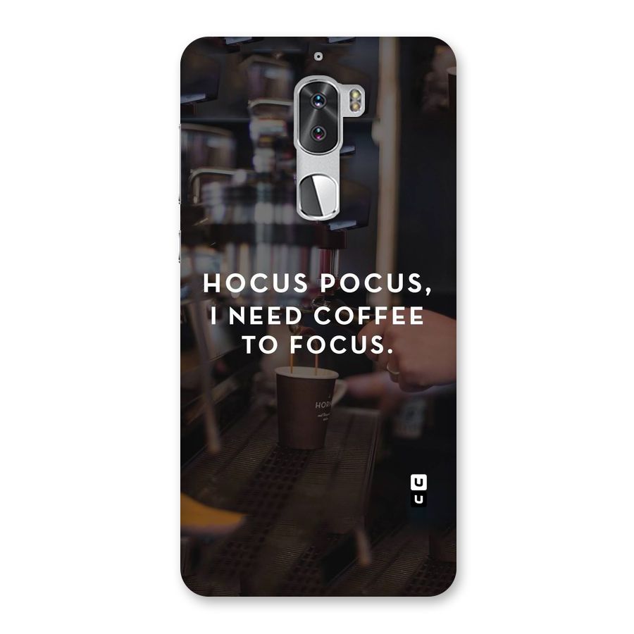 Coffee Focus Back Case for Coolpad Cool 1