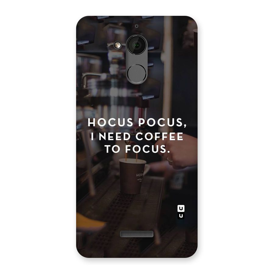 Coffee Focus Back Case for Coolpad Note 5