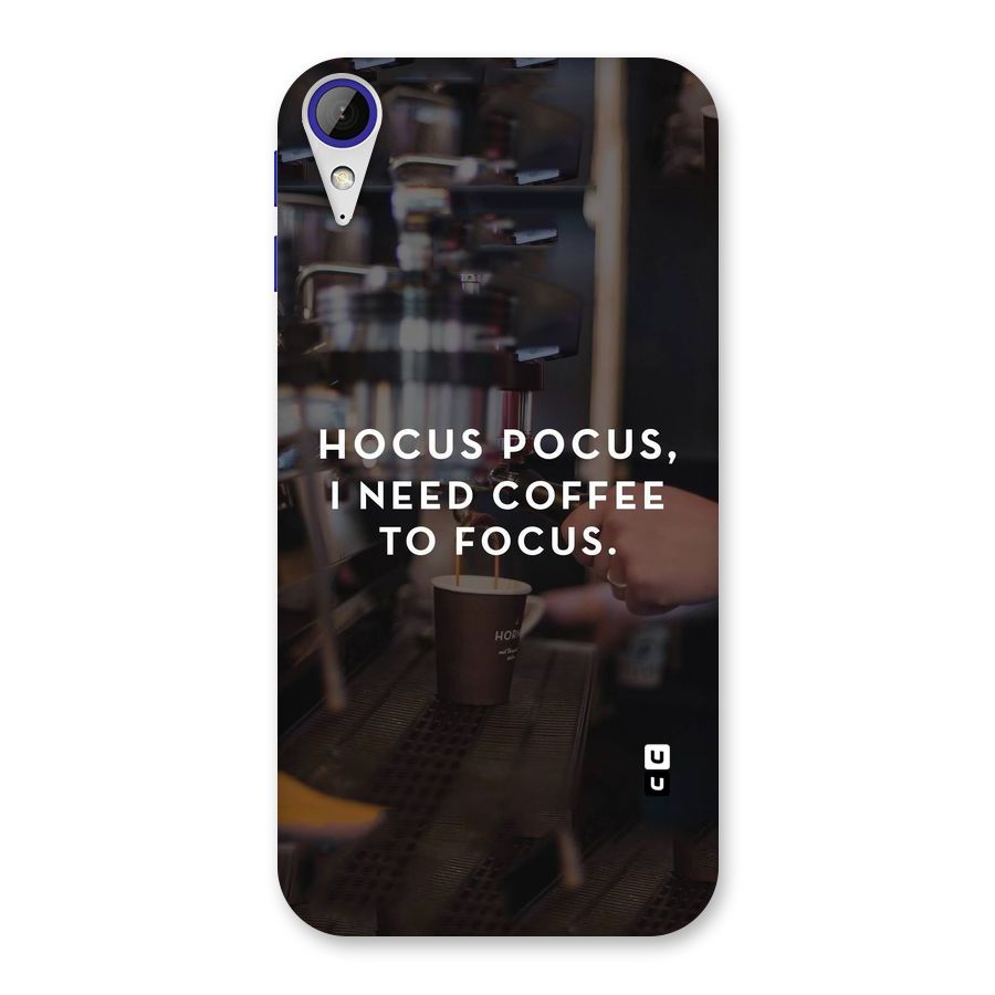 Coffee Focus Back Case for Desire 830