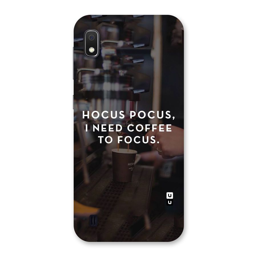 Coffee Focus Back Case for Galaxy A10