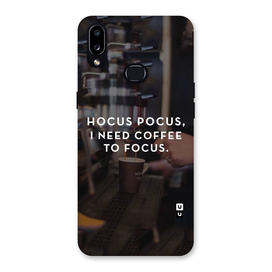 Coffee Focus Back Case for Galaxy A10s