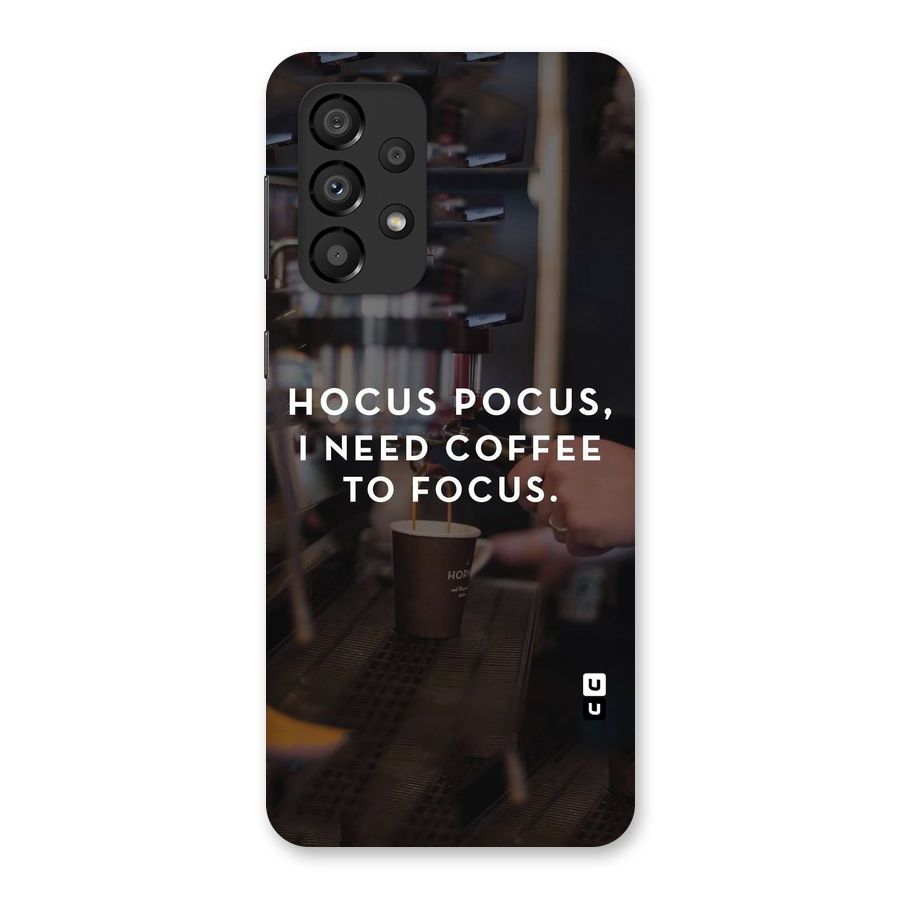 Coffee Focus Back Case for Galaxy A33 5G