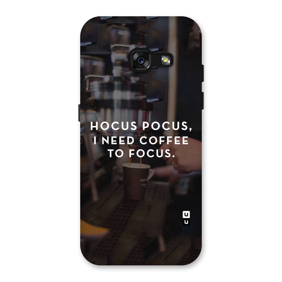 Coffee Focus Back Case for Galaxy A3 (2017)