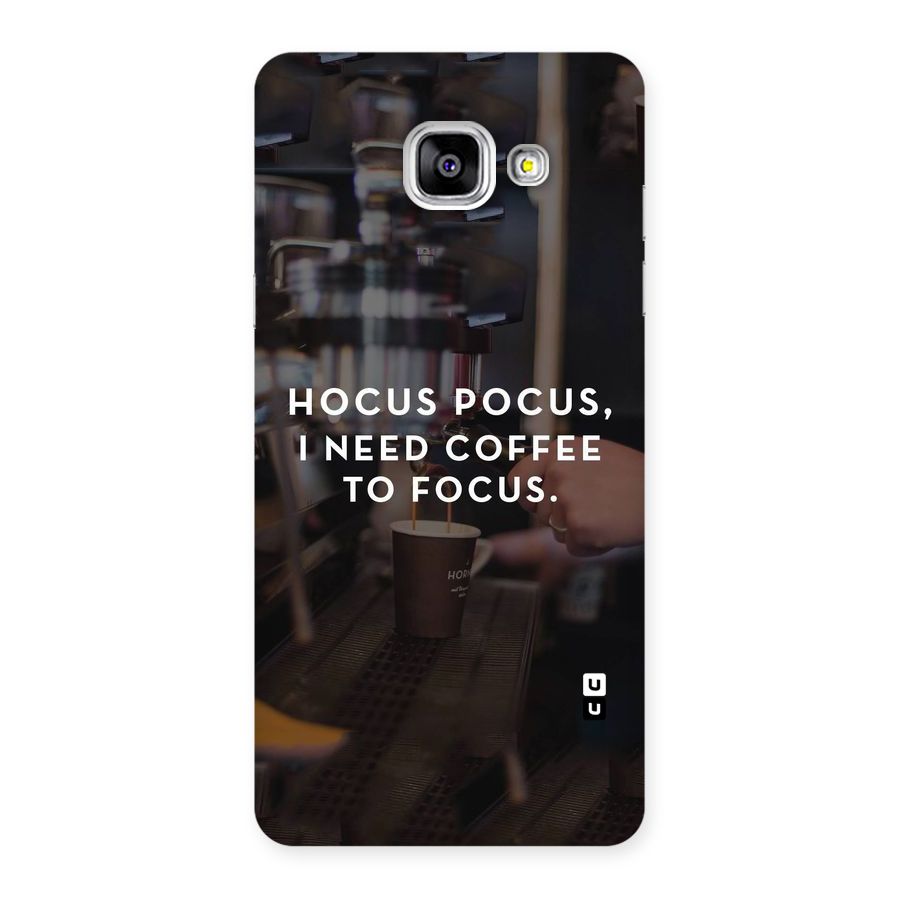 Coffee Focus Back Case for Galaxy A5 2016