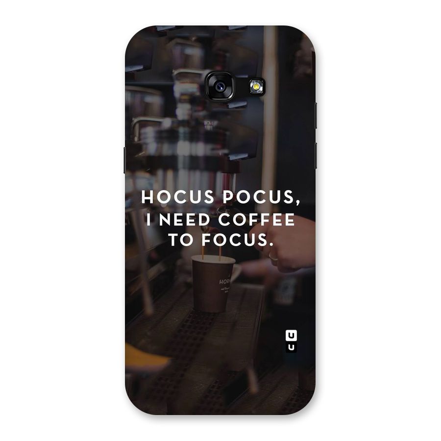 Coffee Focus Back Case for Galaxy A5 2017