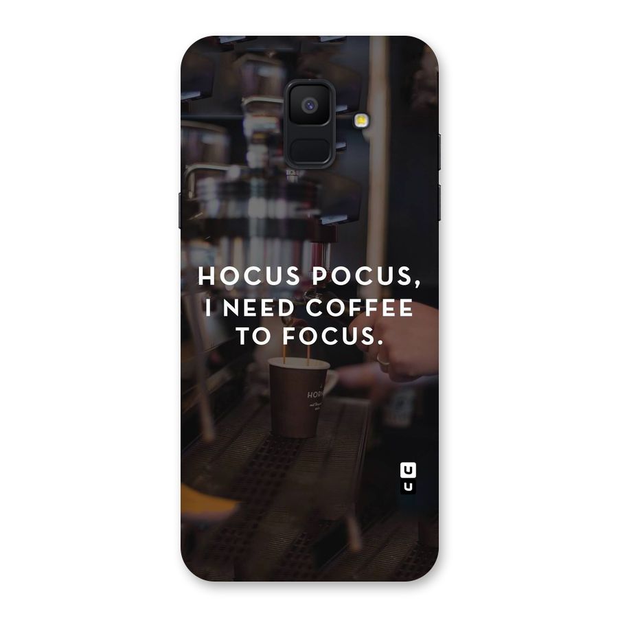 Coffee Focus Back Case for Galaxy A6 (2018)
