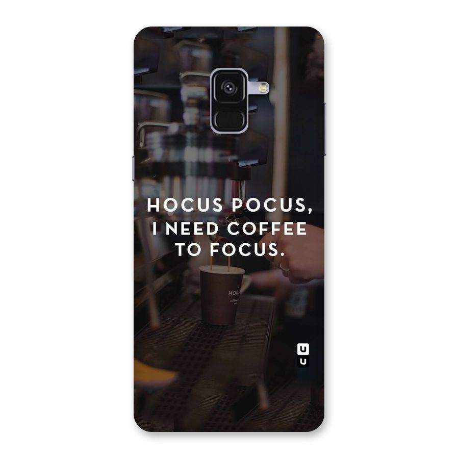 Coffee Focus Back Case for Galaxy A8 Plus