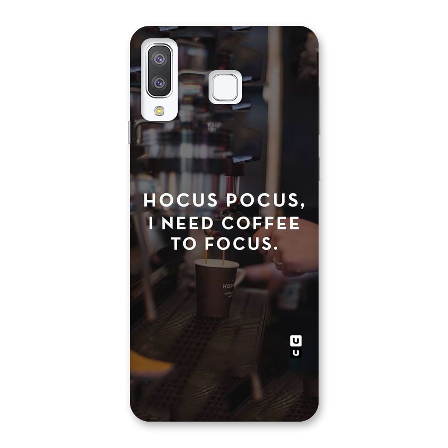 Coffee Focus Back Case for Galaxy A8 Star
