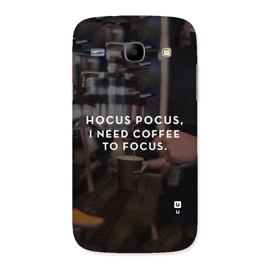 Coffee Focus Back Case for Galaxy Core