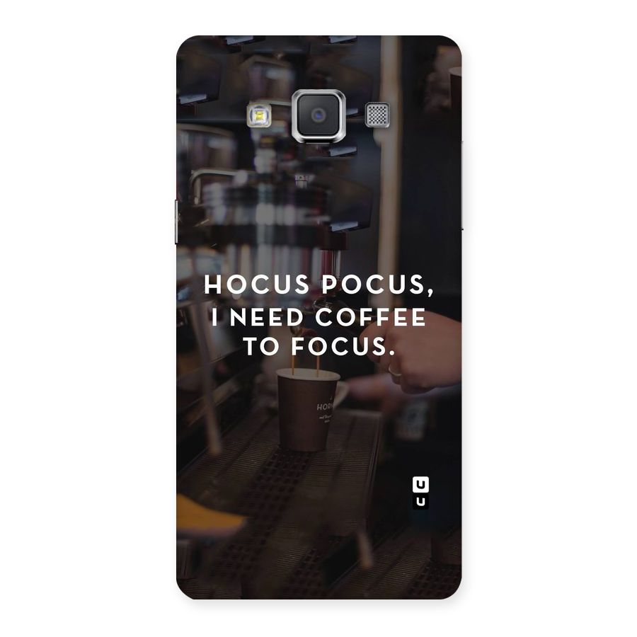 Coffee Focus Back Case for Galaxy Grand Max