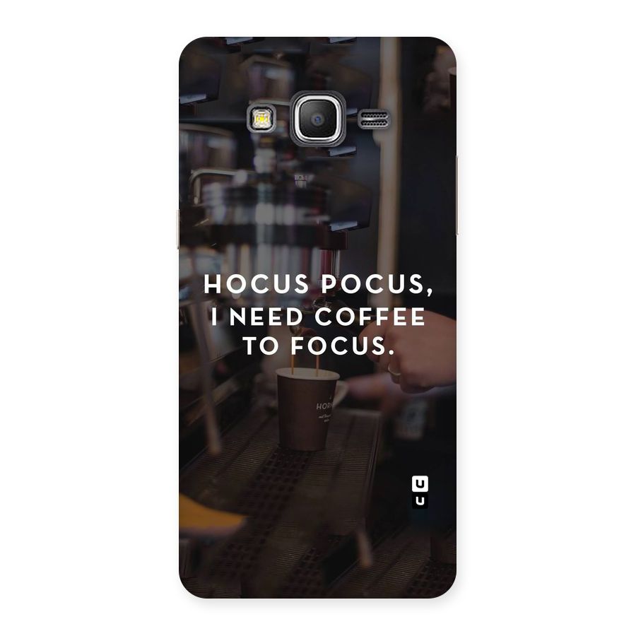 Coffee Focus Back Case for Galaxy Grand Prime
