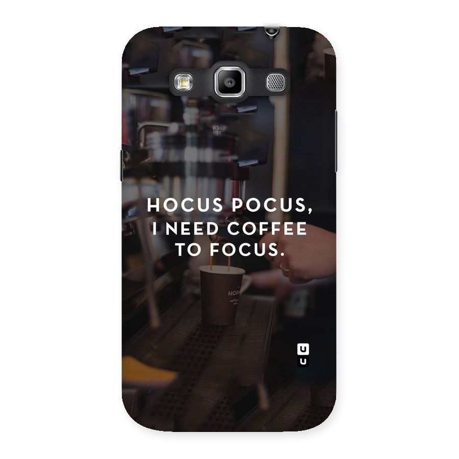 Coffee Focus Back Case for Galaxy Grand Quattro