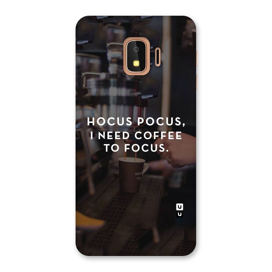 Coffee Focus Back Case for Galaxy J2 Core