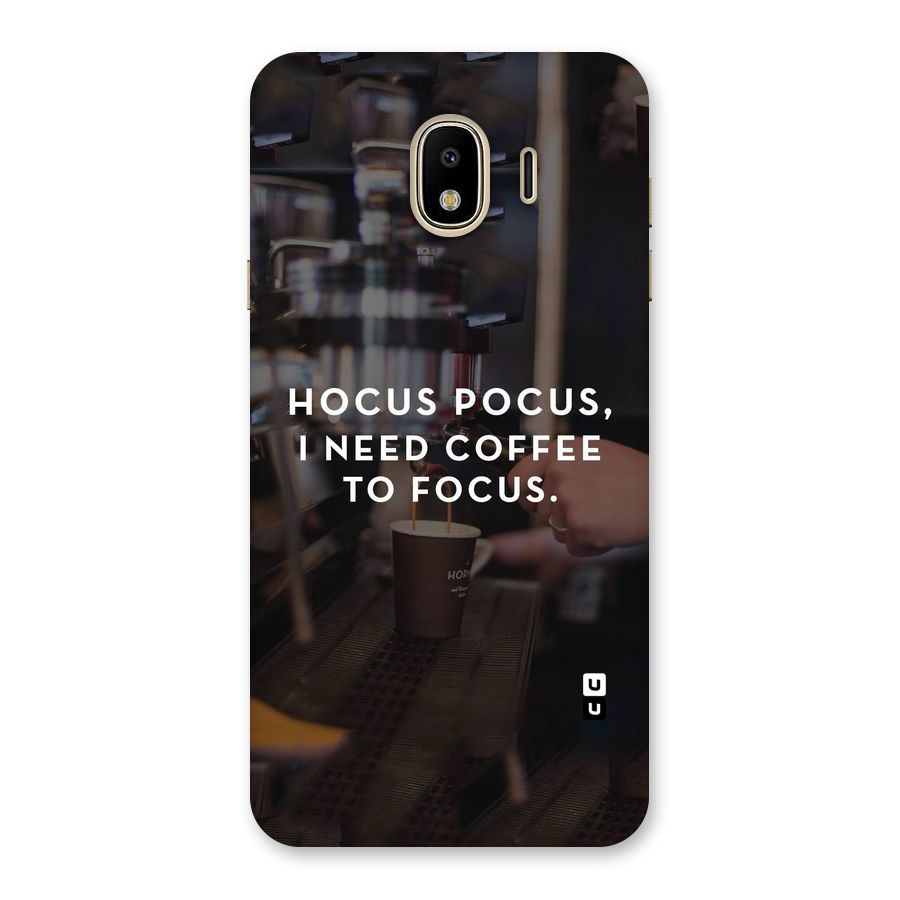 Coffee Focus Back Case for Galaxy J4