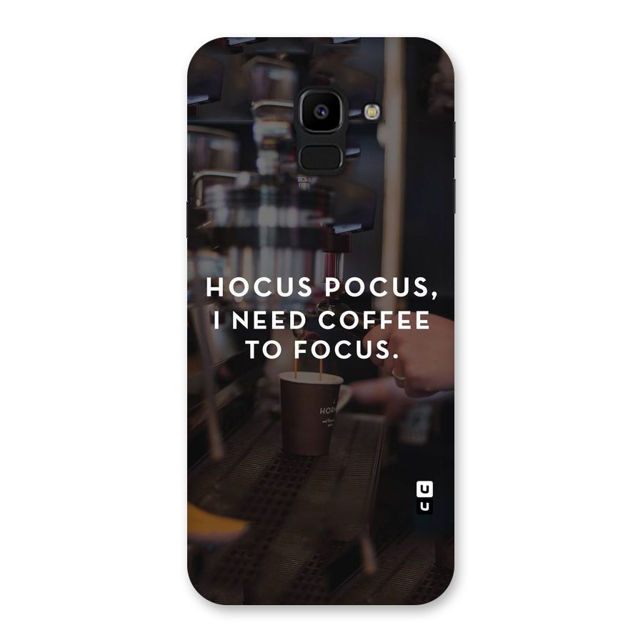 Coffee Focus Back Case for Galaxy J6