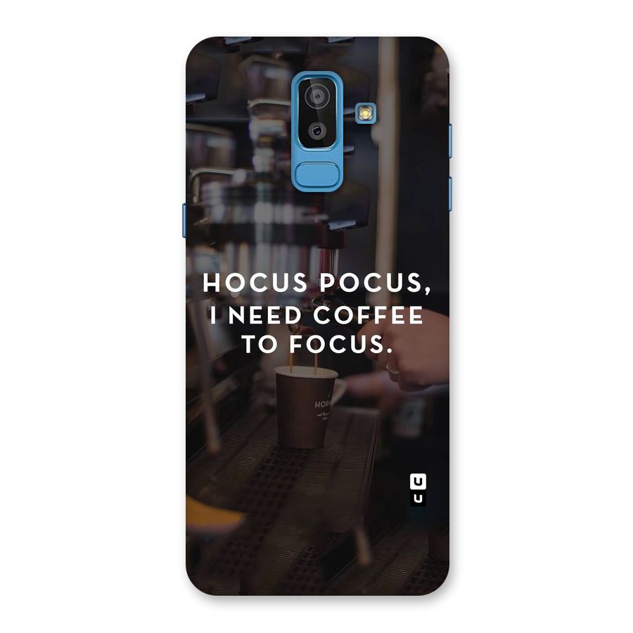 Coffee Focus Back Case for Galaxy J8
