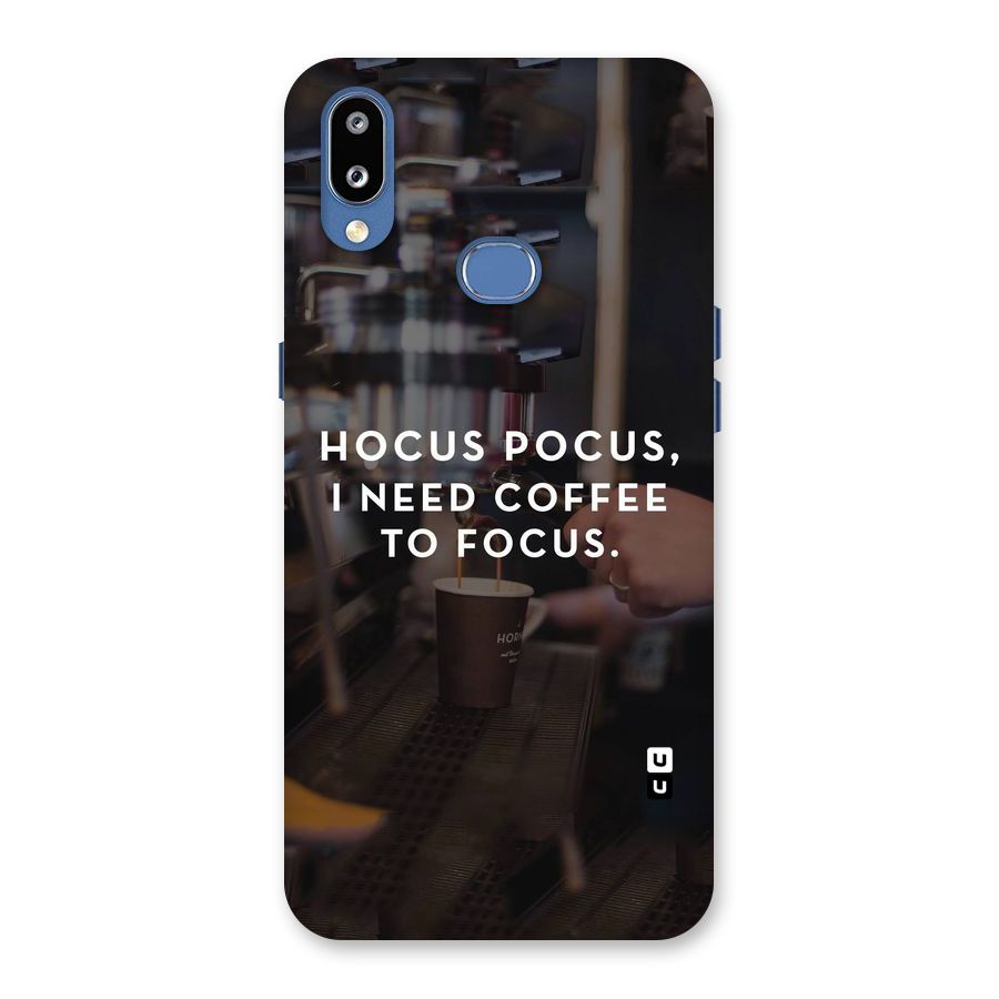 Coffee Focus Back Case for Galaxy M01s