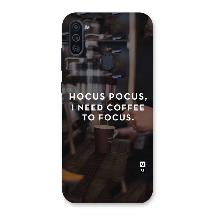 Coffee Focus Back Case for Galaxy M11