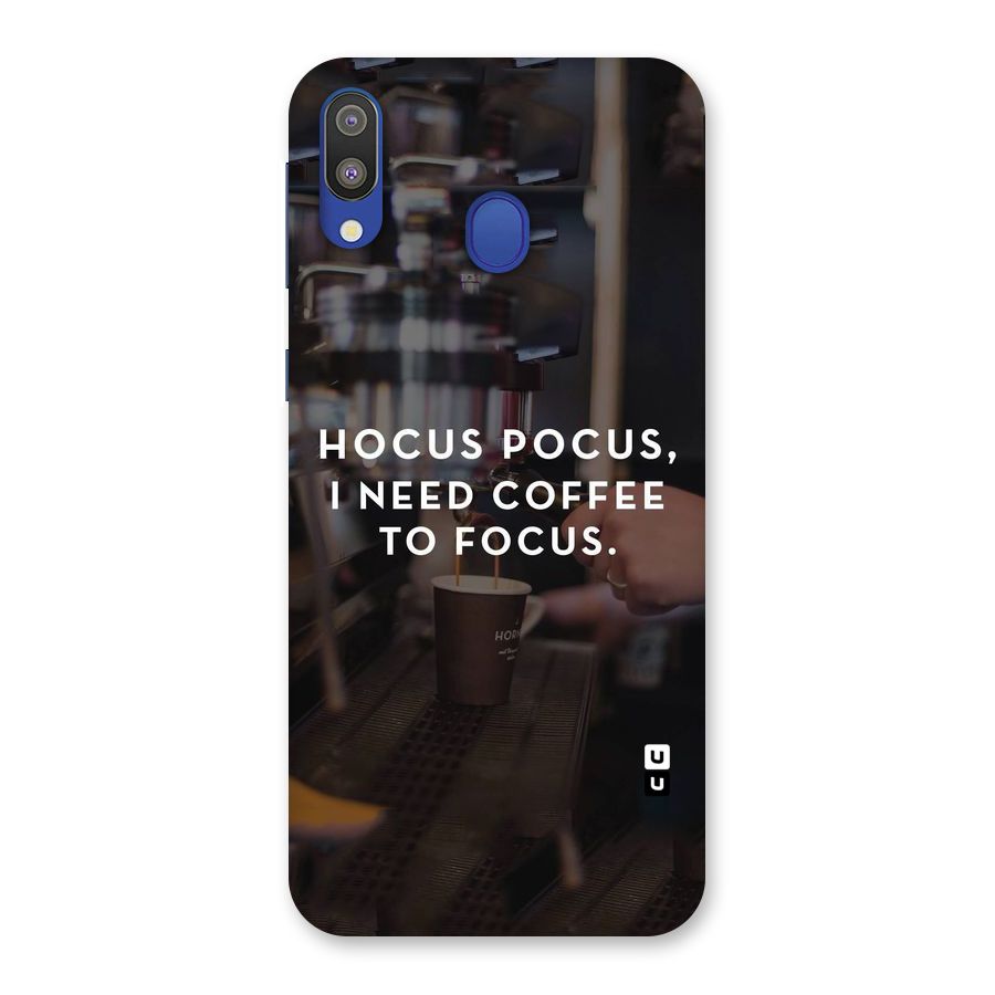 Coffee Focus Back Case for Galaxy M20
