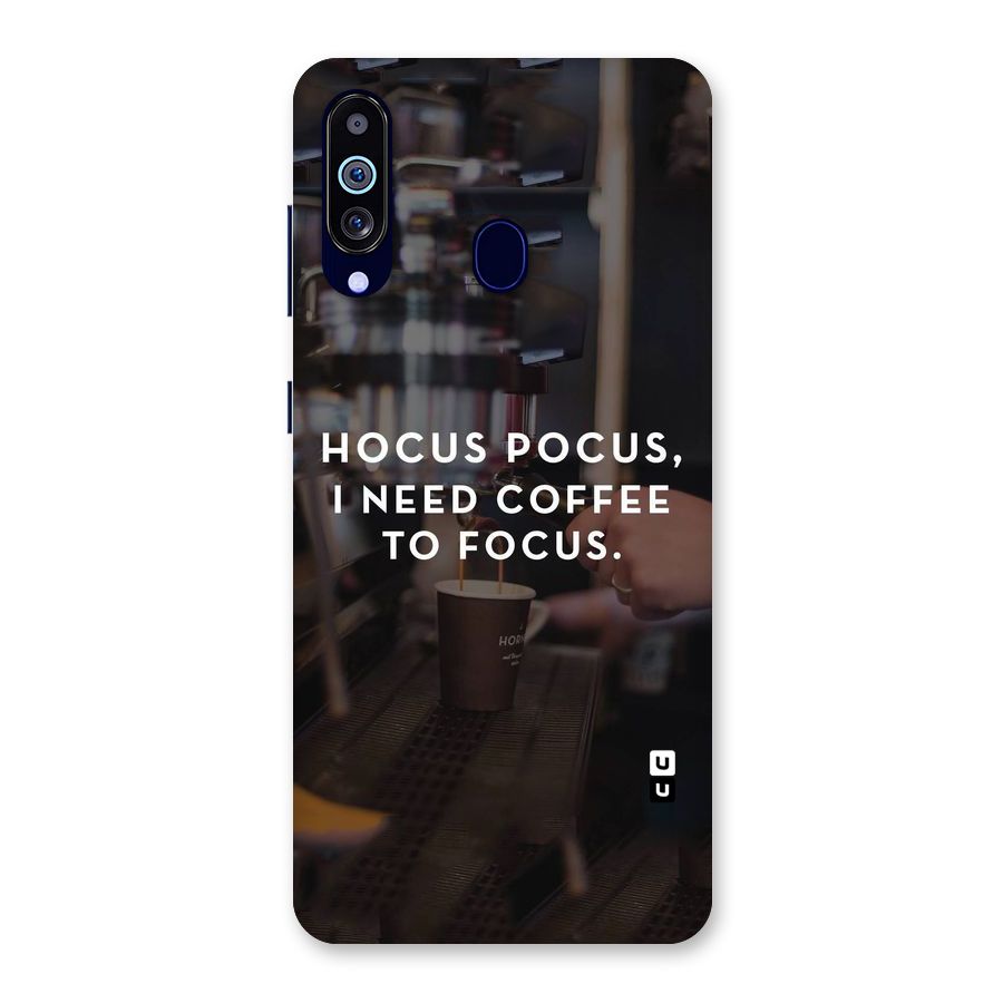 Coffee Focus Back Case for Galaxy M40