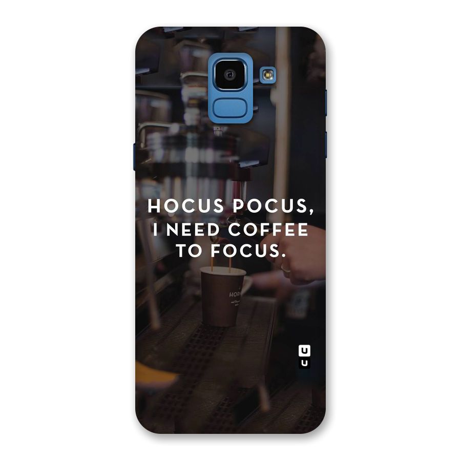 Coffee Focus Back Case for Galaxy On6