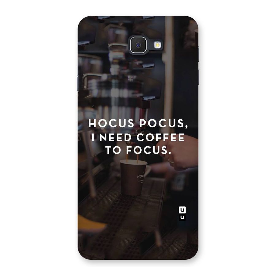 Coffee Focus Back Case for Galaxy On7 2016