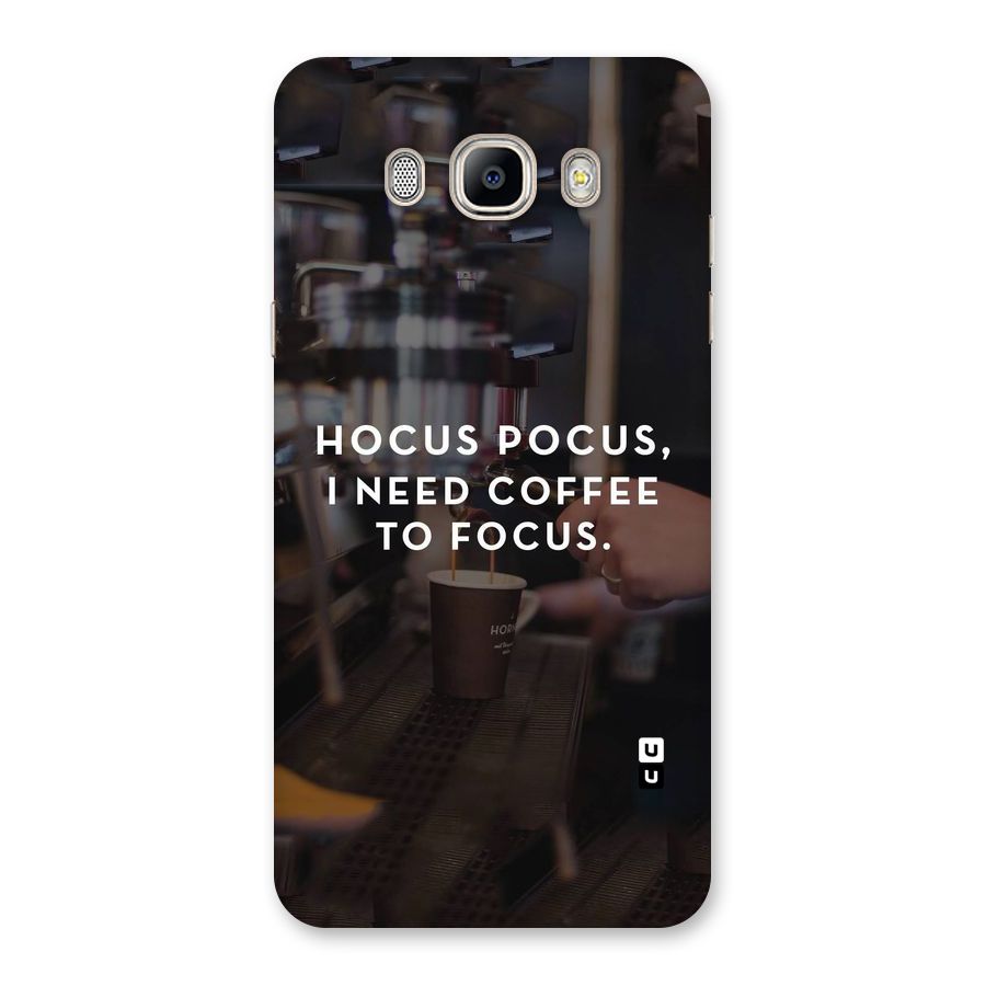 Coffee Focus Back Case for Galaxy On8