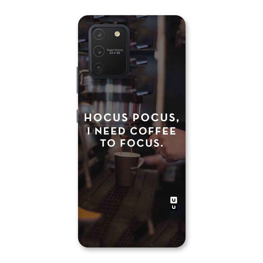 Coffee Focus Back Case for Galaxy S10 Lite