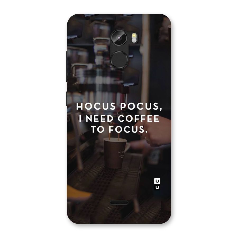 Coffee Focus Back Case for Gionee X1