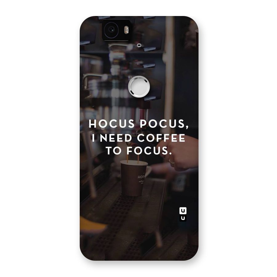 Coffee Focus Back Case for Google Nexus-6P