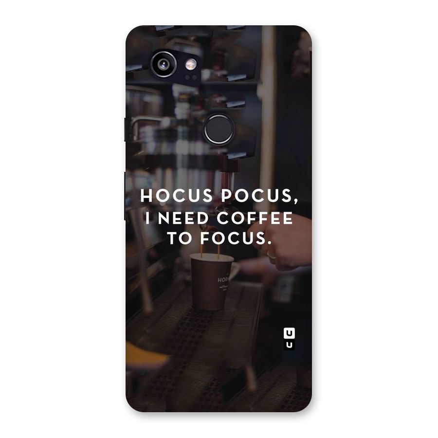 Coffee Focus Back Case for Google Pixel 2 XL