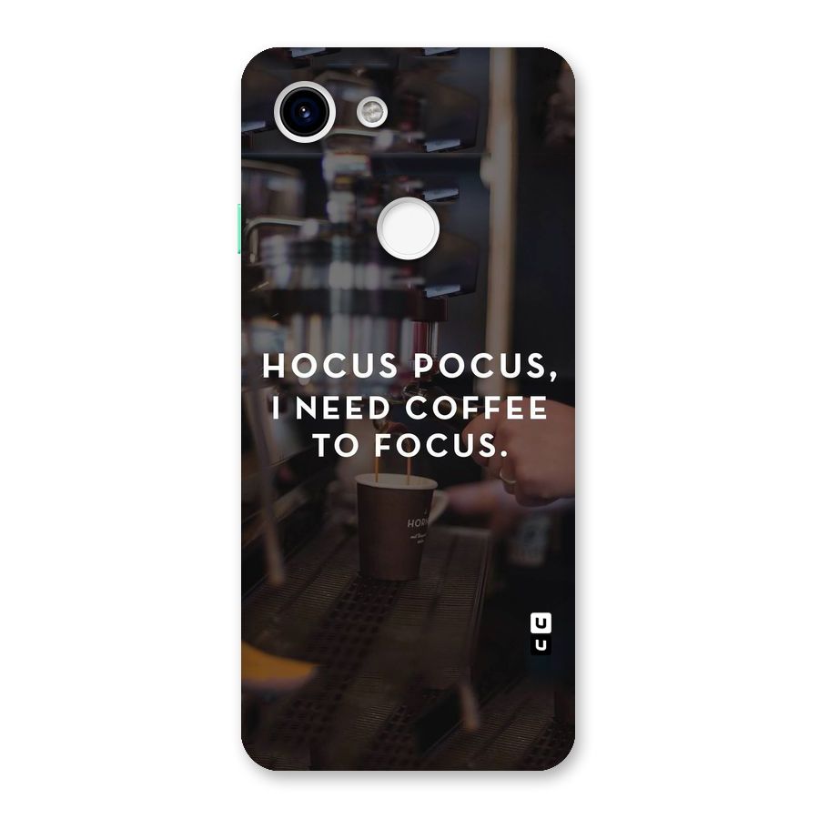 Coffee Focus Back Case for Google Pixel 3