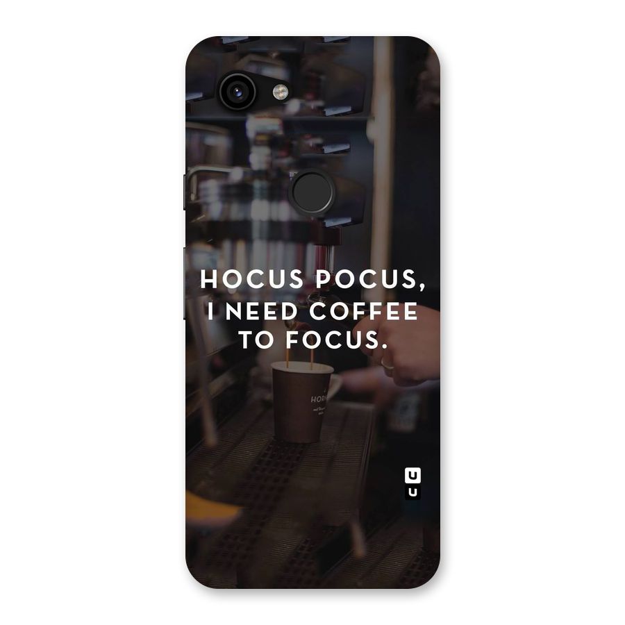 Coffee Focus Back Case for Google Pixel 3a