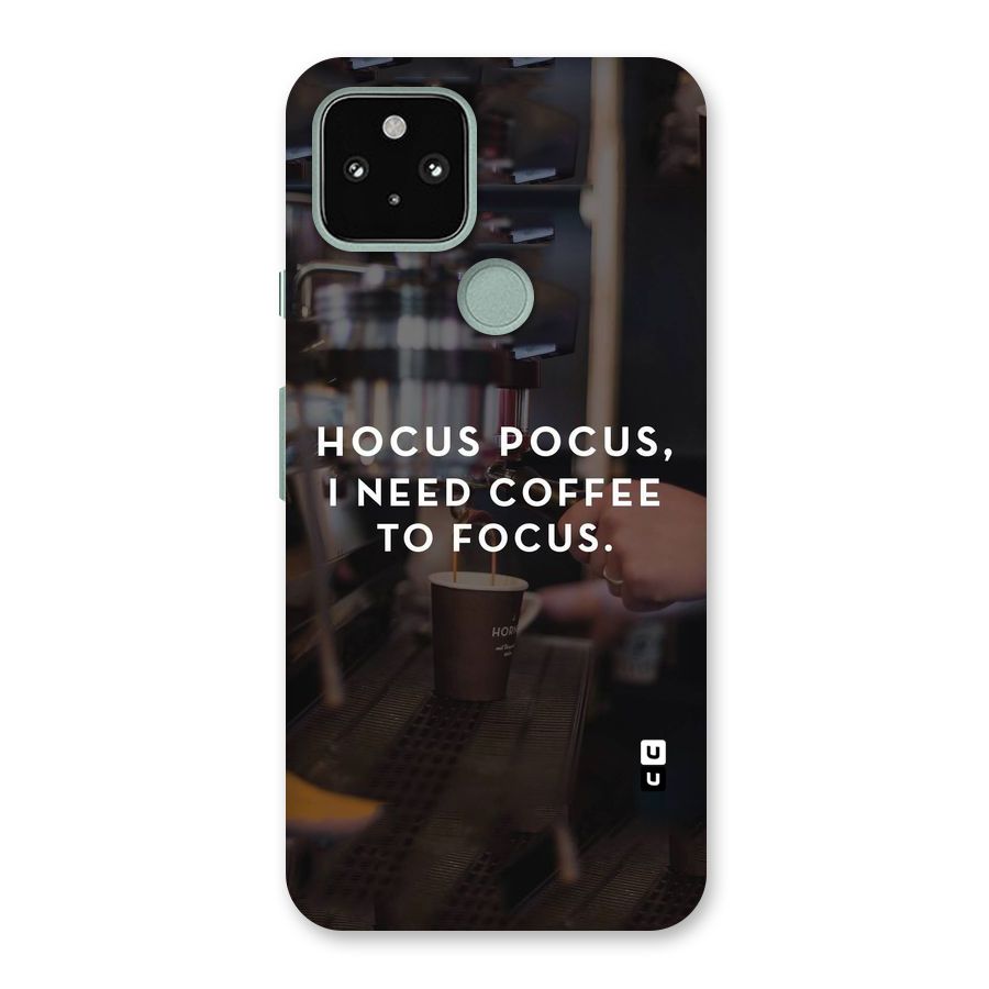 Coffee Focus Back Case for Google Pixel 5