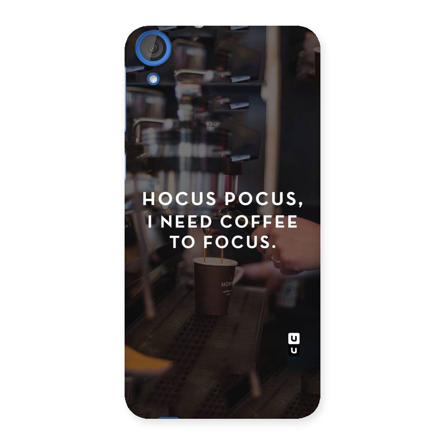 Coffee Focus Back Case for HTC Desire 820