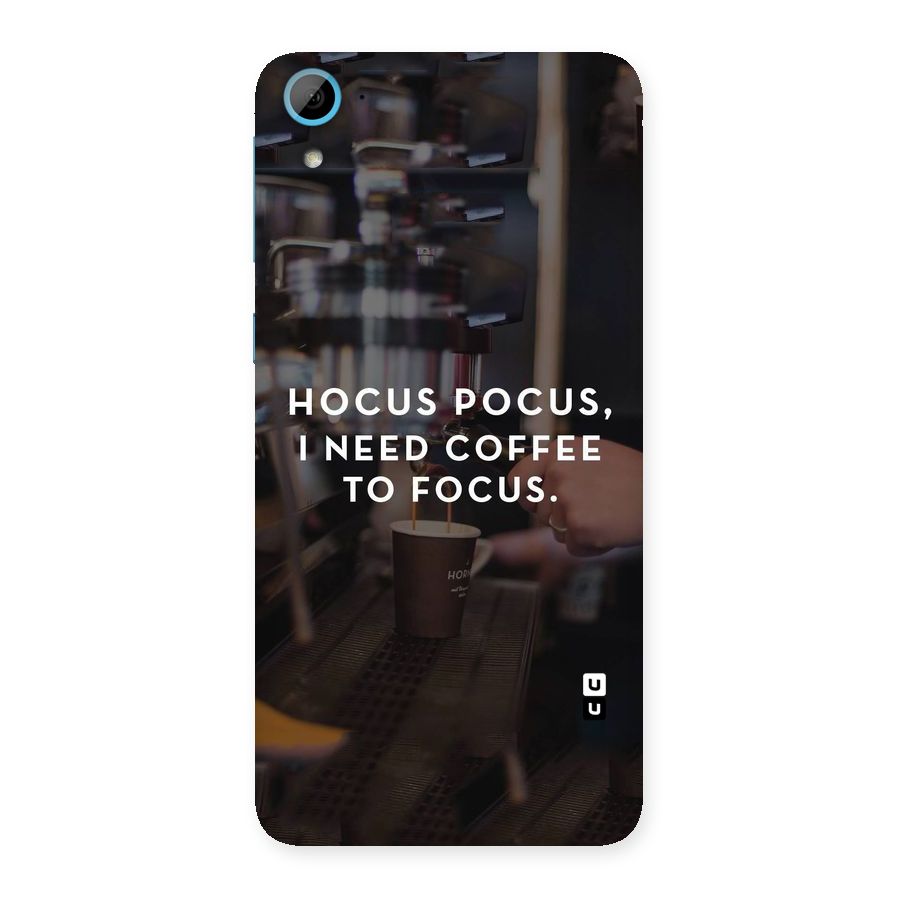 Coffee Focus Back Case for HTC Desire 826
